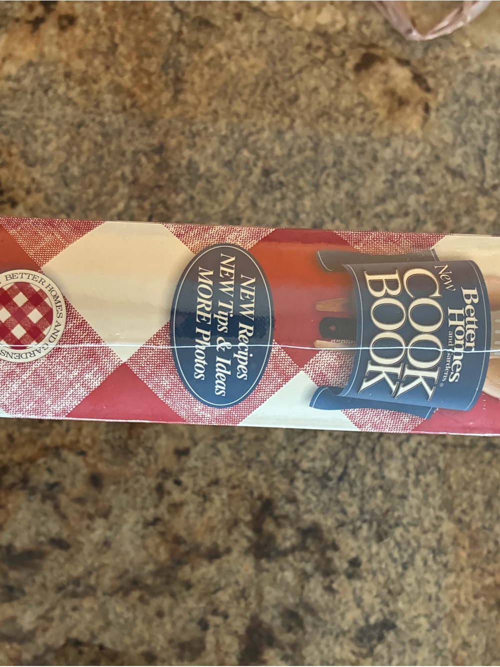 Vintage Better Homes and Gardens Cookbook with Red Plaid and Blue Banner New - Picture 3 of 3